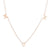 Stainless Steel 18K Gold Plated MAMA Minimalist Plating Solid Color Necklace