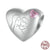 Mama Sweet Letter Hand Heart Shape Sterling Silver Inlay Zircon Mother's Day Jewelry Accessories