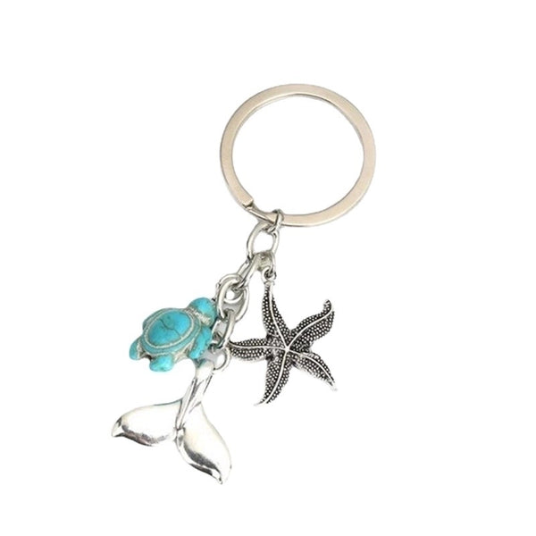 Marine Style Animal Alloy Unisex Bag Pendant Keychain