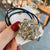 Maze ~ Heavy Industry Rhinestone Rope Women's Simple Elegant Internet Celebrity Hair Tie Rubber Band Hair Ring  Hair Accessories