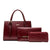 Medium Pu Leather Fashion Bag Sets