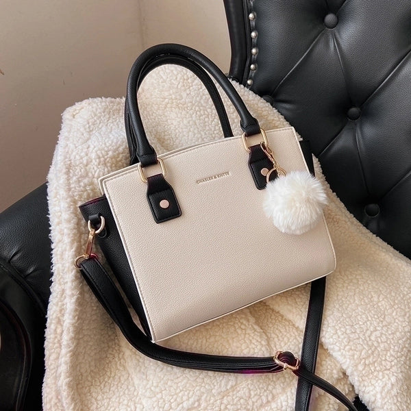 Medium Pu Leather Fashion Square Bag Shoulder Bag