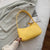 Medium Pu Leather Fashion Underarm Bag Hander Bag