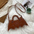 Medium Pu Leather Streetwear Square Bag