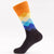 Men'S Sports Printing Nylon Cotton Jacquard Crew Socks