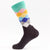 Men'S Sports Printing Nylon Cotton Jacquard Crew Socks