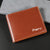 Men's All Seasons Pu Leather Solid Color Business Square Open Small Wallet