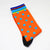 Men's Cartoon Style Color Block Cotton Crew Socks A Pair