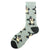 Men's Casual Geometric Cotton Crew Socks A Pair