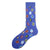 Men's Casual Geometric Cotton Crew Socks A Pair