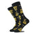 Men's Casual Geometric Cotton Crew Socks A Pair