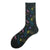 Men's Casual Geometric Cotton Crew Socks A Pair