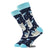 Men's Casual Geometric Cotton Crew Socks A Pair