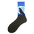 Men's Casual Geometric Cotton Crew Socks A Pair