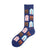 Men's Casual Letter Cotton Polyester Cotton Crew Socks A Pair