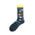 Men's Casual Star Cotton Printing Crew Socks A Pair