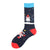 Men's Casual Star Cotton Printing Crew Socks A Pair