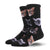 Men's Fashion Animal Cat Elk Nylon Cotton Jacquard Crew Socks