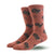 Men's Fashion Animal Cat Elk Nylon Cotton Jacquard Crew Socks