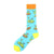 Men's Fashion Cartoon Cotton Patchwork Crew Socks A Pair