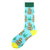 Men's Fashion Cartoon Cotton Patchwork Crew Socks A Pair