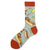 Men's Fashion Cartoon Cotton Patchwork Crew Socks A Pair