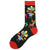 Men's Fashion Cartoon Cotton Patchwork Crew Socks A Pair