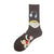 Men's Fashion Cartoon Nylon Cotton Printing Crew Socks A Pair