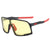 Men's Fashion Color Block Pc Square Full Frame Sunglasses