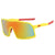 Men's Fashion Color Block Pc Square Full Frame Sunglasses