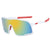 Men's Fashion Color Block Pc Square Full Frame Sunglasses