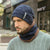 Men's Fashion Letter Solid Color Crimping Wool Cap