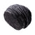 Men's Fashion Letter Solid Color Crimping Wool Cap