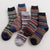 Men's Fashion Printing Wool Crew Socks