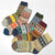 Men's Fashion Printing Wool Crew Socks