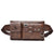 Men's Fashion Solid Color Pu Leather Waterproof Waist Bags