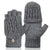 Men's Half Finger Flip Cover Gloves With Cover Cashmere Gloves Knitted Thickened Warm Fleece-Lined Excerpted Gloves