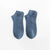 Men's Japanese Style Solid Color Cotton Embroidery Ankle Socks A Pair