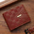 Men's Lattice Pu Leather Open Wallets