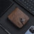 Men's Letter Pu Leather Lock Clasp Long Wallets