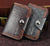 Men's Letter Pu Leather Magnetic Buckle Wallets