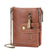 Men's Letter Pu Leather Metal Button Zipper Wallets