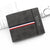 Men's Letter Stripe Pu Leather Open Wallets