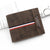 Men's Letter Stripe Pu Leather Open Wallets