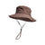 Men's Punk Roman Style British Style Color Block Elastic Drawstring Design Wide Eaves Bucket Hat