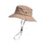 Men's Punk Roman Style British Style Color Block Elastic Drawstring Design Wide Eaves Bucket Hat