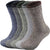 Men's Retro Stripe Solid Color Cotton Ankle Socks 1 Set