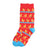 Men's Simple Style Animal Cotton Printing Crew Socks A Pair