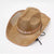 Men's Simple Style Solid Color Big Eaves Straw Hat