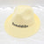 Men's Simple Style Solid Color Big Eaves Straw Hat